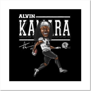 Alvin Kamara New Orleans Cartoon Posters and Art